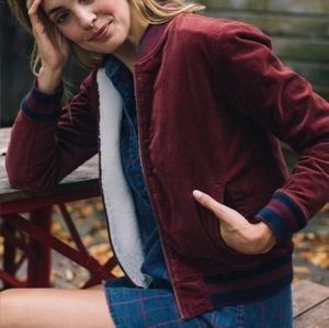 Faherty Clementine reversible Bomber Jacket XS